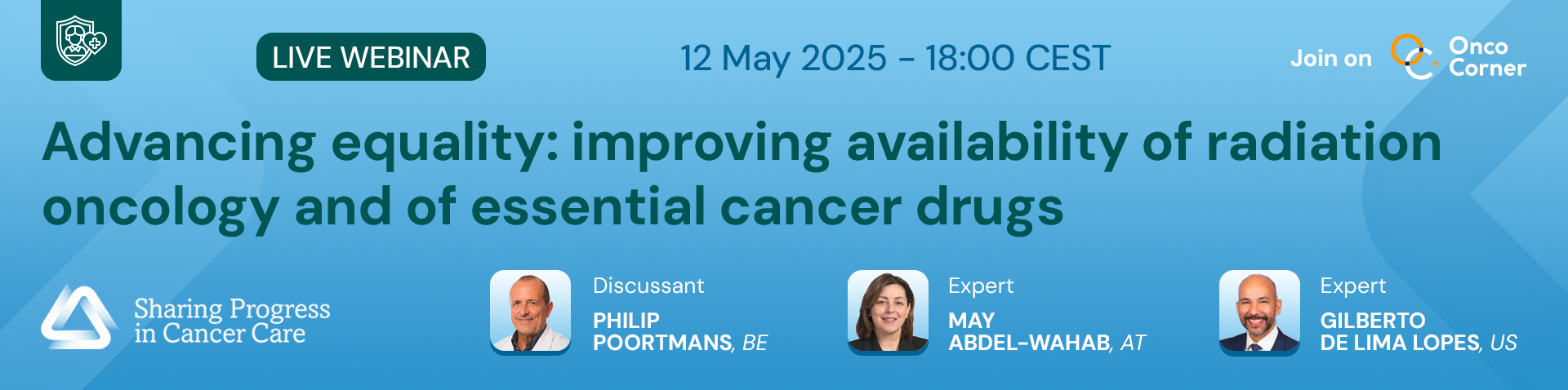 Advancing equality: improving availability of radiation oncology and of essential cancer drugs