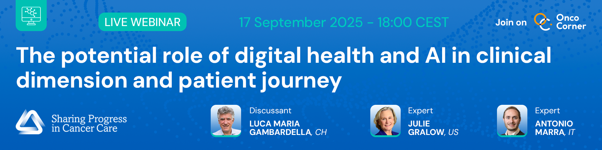The potential role of digital health and AI in clinical dimension and patient journey
