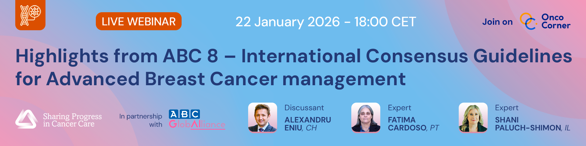 Highlights from ABC 8 – International Consensus Guidelines for Advanced Breast Cancer management