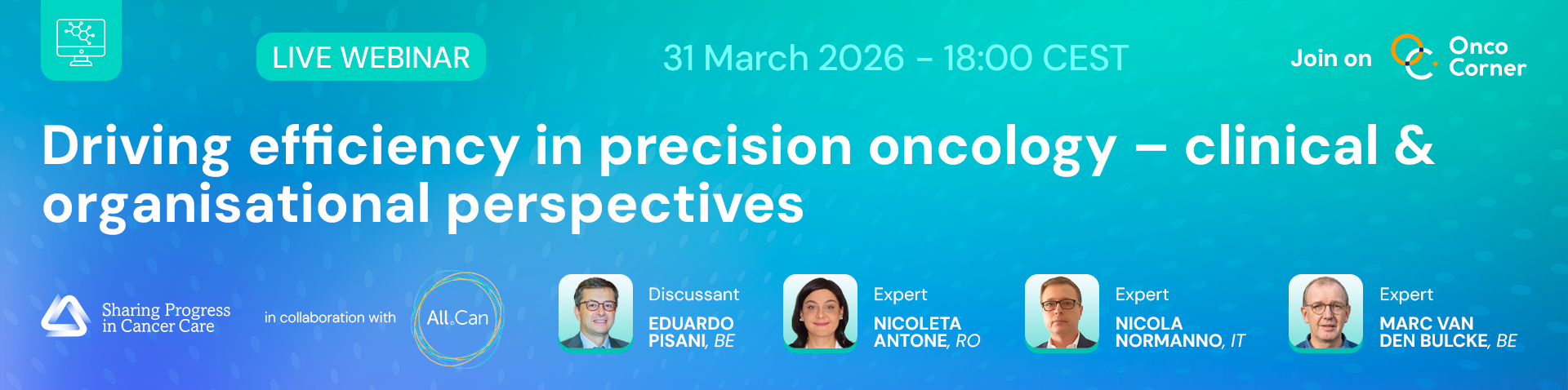 31 March – Driving efficiency in precision oncology