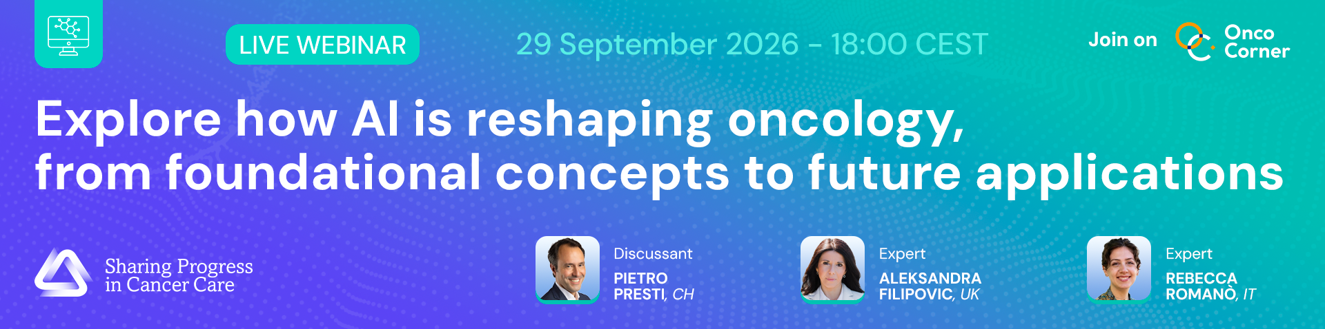 29.09 Explore how AI is reshaping oncology, from foundational concepts to future applications