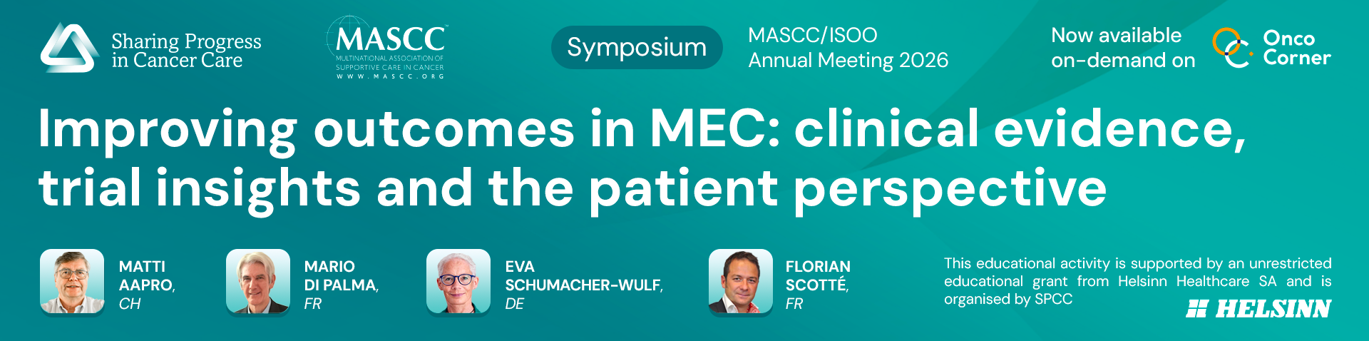 OD Symposio MASCC Improving outcomes in MEC: clinical evidence, trial insights and the patient perspective